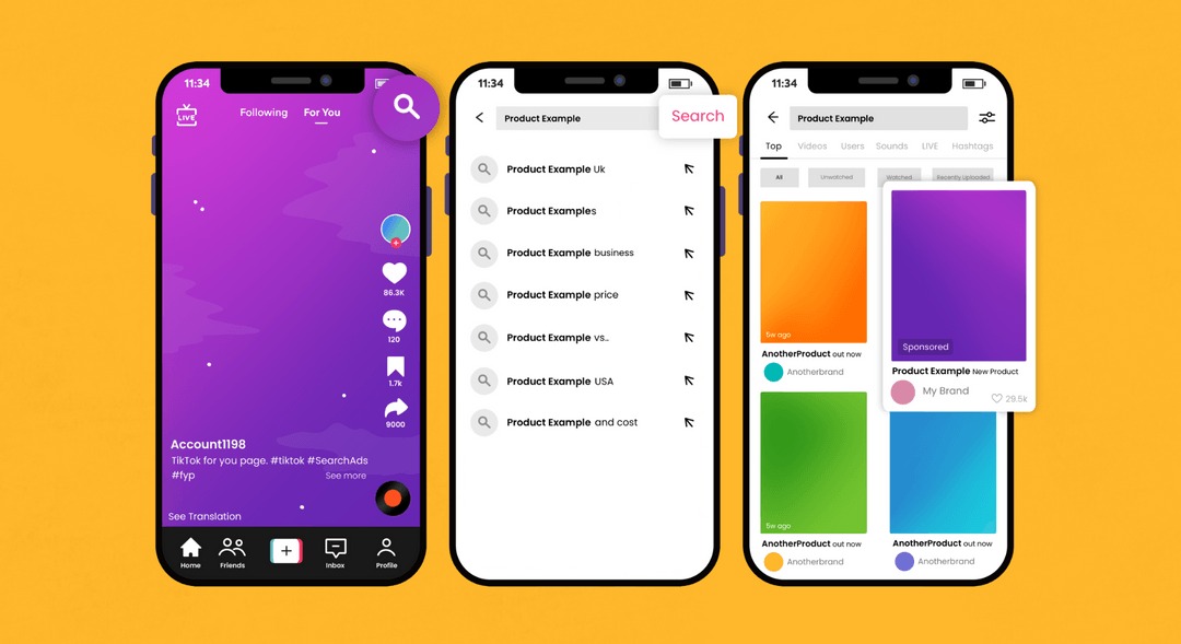 Fitur pencarian TikTok
Gambar: Lunio
