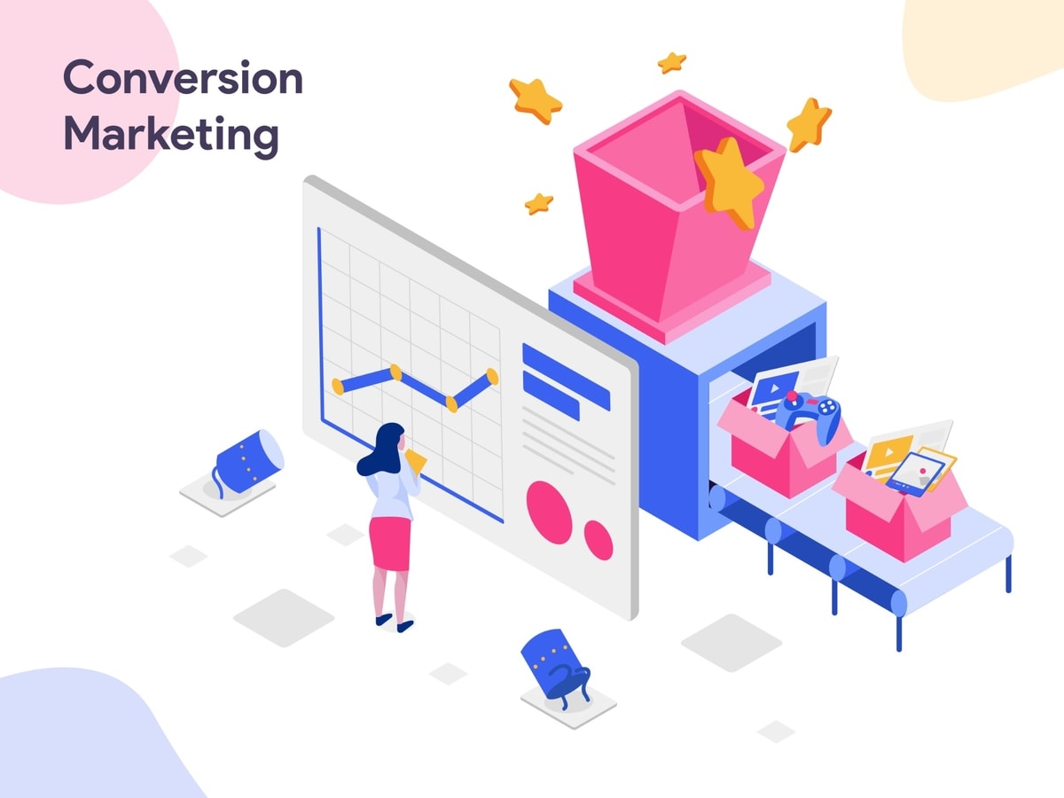 Ilustrasi website conversion
Gambar: vecteezy.com