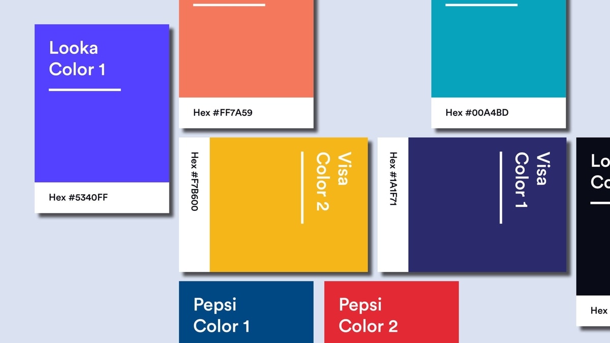Beberapa warna brand populer
Gambar: logojoy.com Beberapa warna brand populer
Gambar: logojoy.com