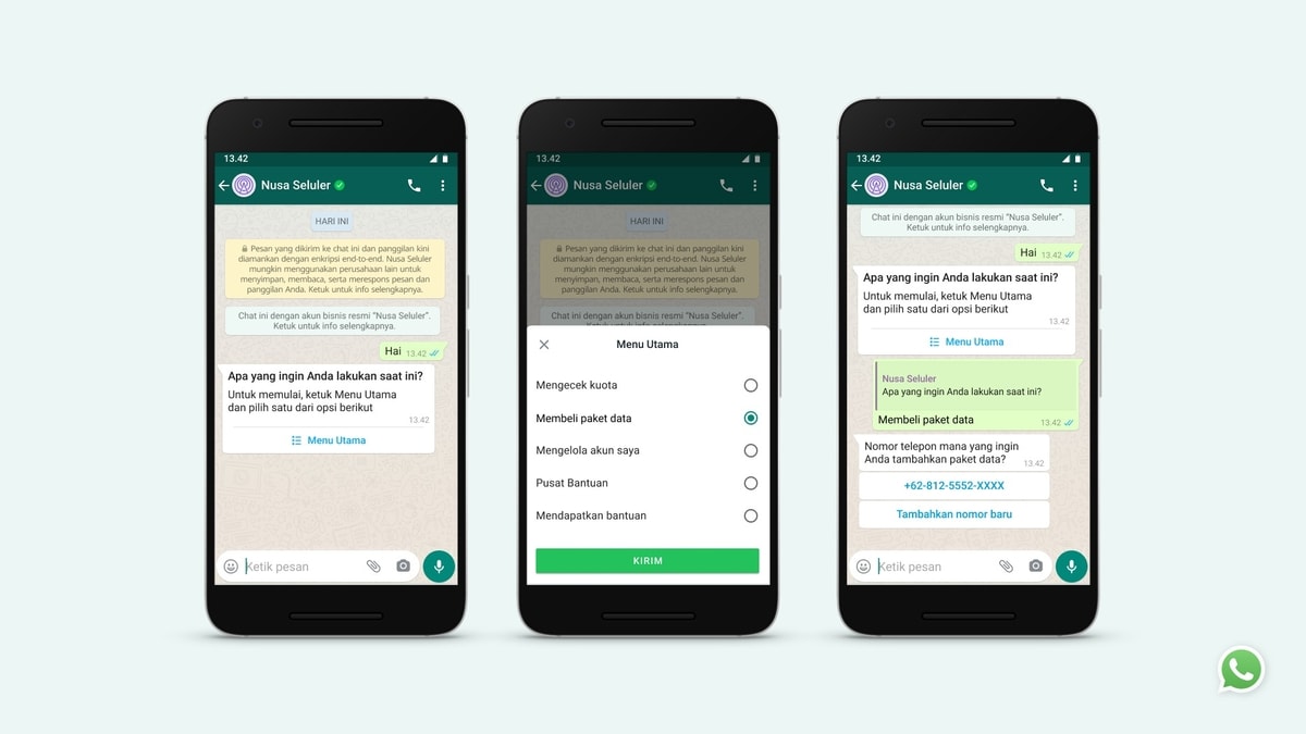 Contoh fungsi Whatsapp Bisnis
Gambar: WhatsApp Official Contoh fungsi Whatsapp Bisnis
Gambar: WhatsApp Official