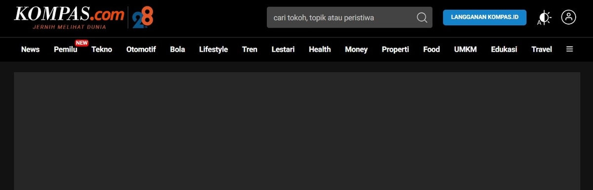 Contoh horizontal navigation
Gambar: Kompas Contoh horizontal navigation
Gambar: Kompas