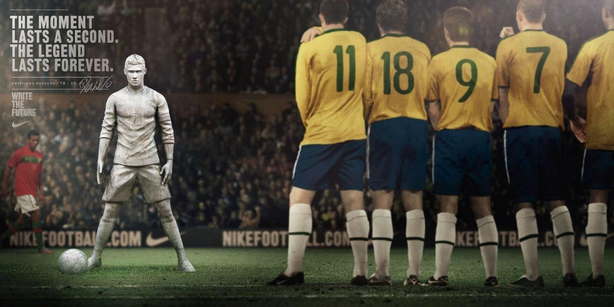 Campaign Nike Write The Future yang dijalankan di Piala Duina 2010
Foto oleh Nike