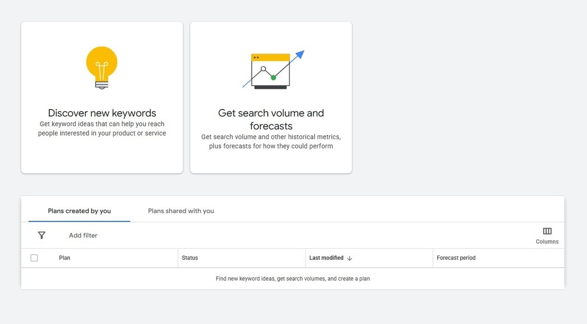 Google Keyword Planner
Gambar: Google