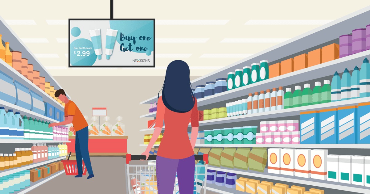 Ilustrasi product placement di toko retail
Gamba: Kuusoft