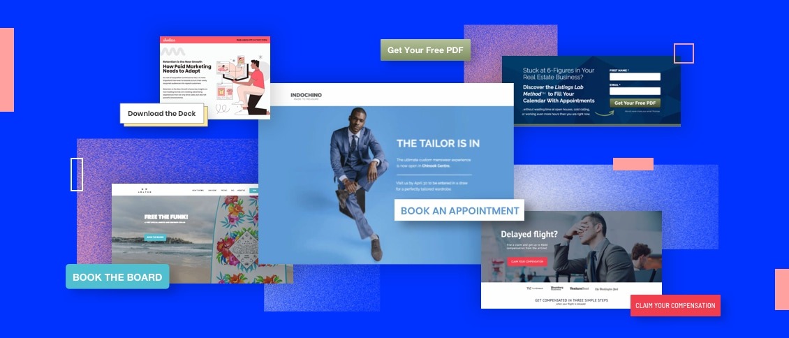 Contoh CTA landing page
Gambar: Unbounce