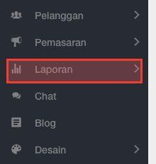 Klik 'Laporan' di sidebar Klik 'Laporan' di sidebar