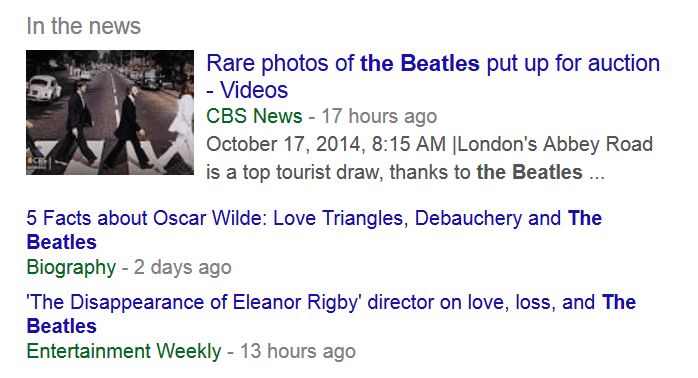 Hasil yang diambil dari Google News