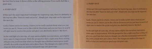 Di kanan adalah buku, dan di kiri adalah tulisan di layar komputer Di kanan adalah buku, dan di kiri adalah tulisan di layar komputer