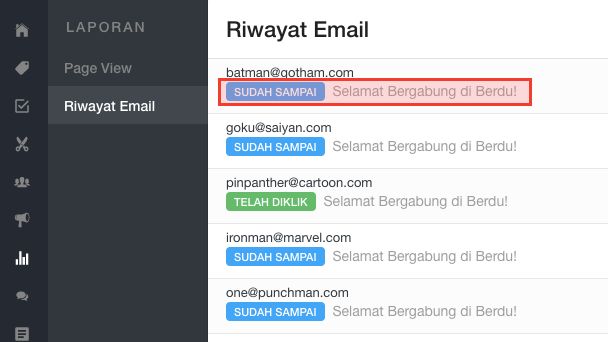 Pilih email yang kamu mau lihat isinya Pilih email yang kamu mau lihat isinya