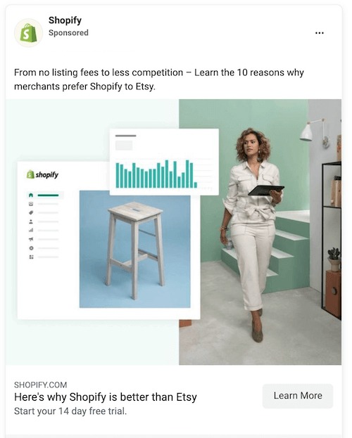 Gambar: Contoh Facebook Ads
wordstream.com