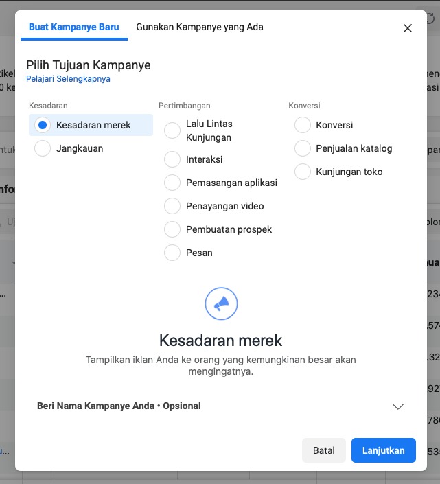 Menggunakan Facebook Ads
